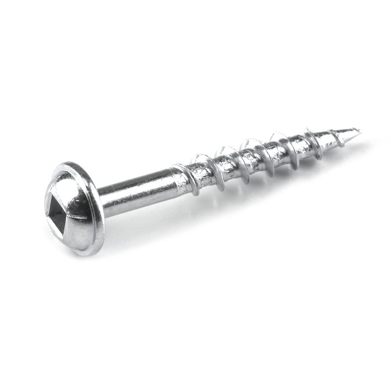 Kreg SML-C125-1200 Zinc Pocket Screw - 1 1/4 Inch #8 Coarse Thread - Maxi-Loc Head - 1200 Count - Image 1